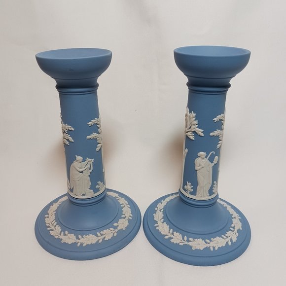 Wedgwood Accents Vtg Wedgwood Jasperware Candle Holders 65 Poshmark